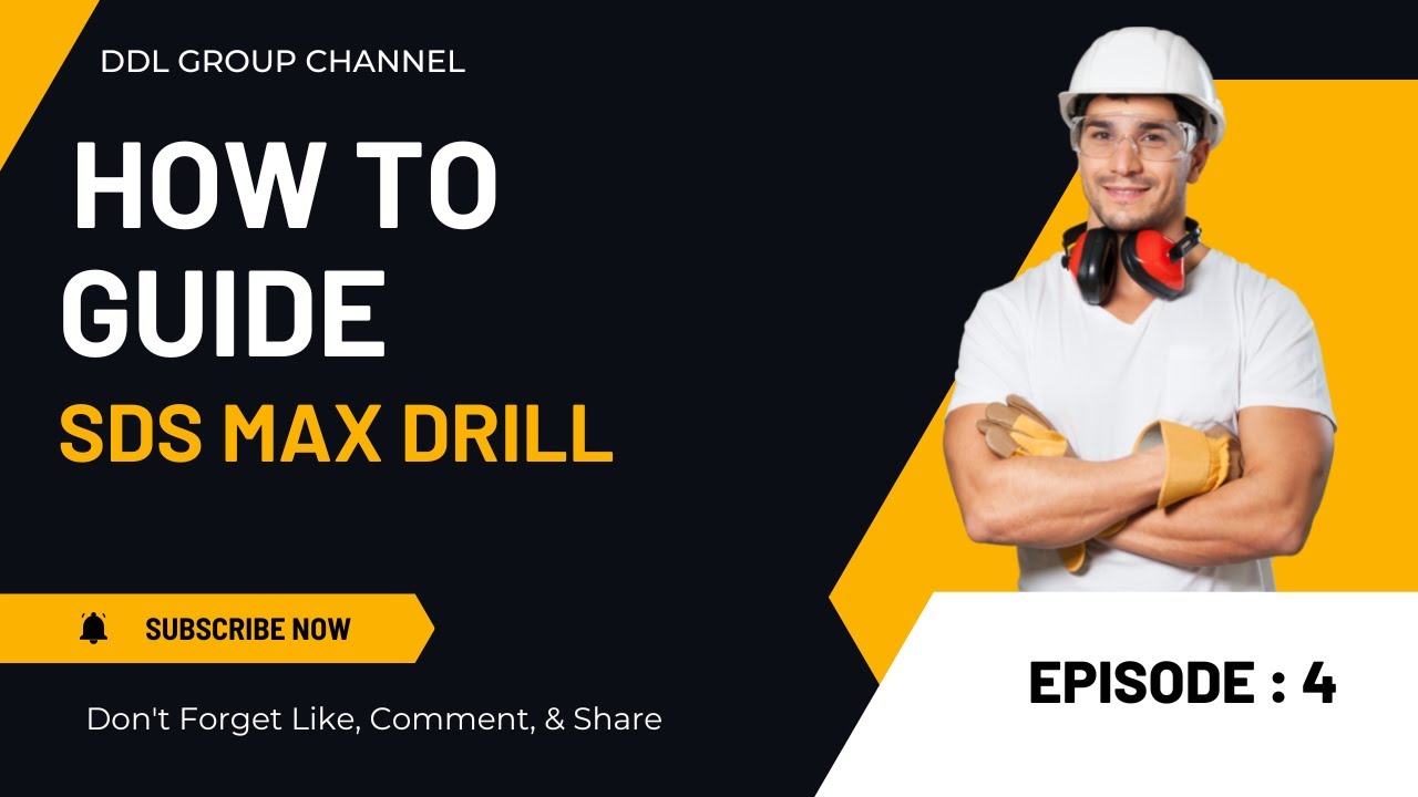 How to use a TITIAN SDS MAX DRILL - Rotary Hammer, 1250W, TTB571SDS ...