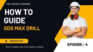 How to use a TITIAN SDS MAX DRILL - Rotary Hammer, 1250W, TTB571SDS/TTA572SDS