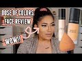 DOSE OF COLORS FOUNDATION 120 + CONCEALER 16 + SEAMLESS BEAUTY SPONGE WEAR TEST REVIEW