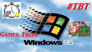ACG #TBT Windows 95 Games