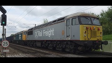DC Rail Freight Class 56 Double Header 3 Day Working Compilation Through Northallerton