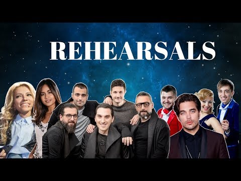 Eurovision 2018 Rehearsals - Russia, Moldova, Netherlands, Australia & Georgia (Press Center)