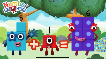 NUMBERBLOCKS HIDE & SEEK : ADD NUMBERS 5 AND 1 | MEET NUMBER 6 | GAME CARTOON LEARN TO COUNT
