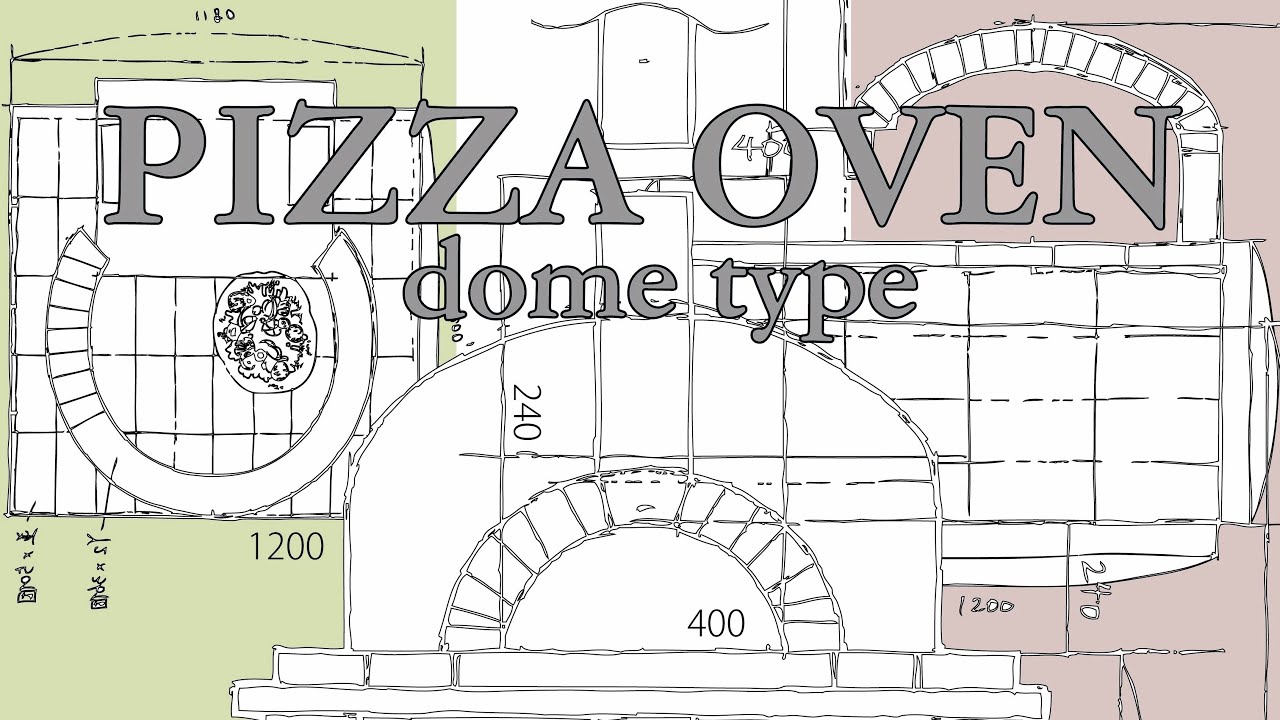 Diy Dome Shaped Pizza Oven Through Self Learning Digest Version With Roof And Tile Finish Youtube