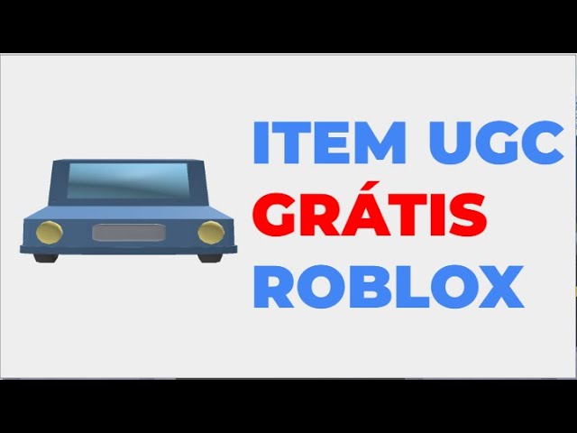 RTC em português  on X: ÚLTIMAS NOTÍCIAS: O primeiro LimitedU UGC do  Roblox foi colocado a venda no catálogo! Ele tem 500 cópias de estoque e  custa 5 mil robux. 💰