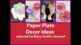 DIY Paper Plate Decor Ideas - Paper Plate Crafts Inspo