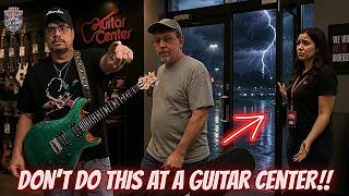 Don't Do This At A Guitar Center | #guitar #live