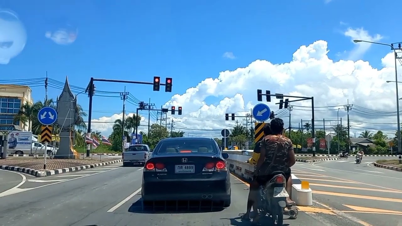 ขับรถดูบรรยากาศ อ.ปากพนัง จ.นครศรีธรรมราช