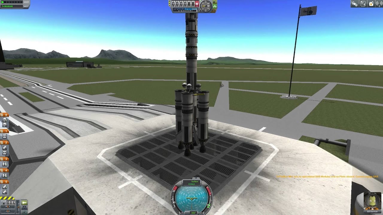 Kerbal Space Program Career Mode Ep 3 - To the Mun! - YouTube
