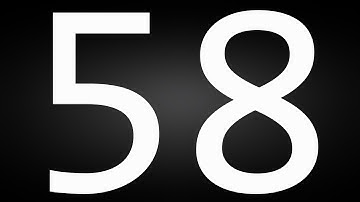 COUNTDOWN TIMER 60 sec ( v 552 ) 1 min timer with sound effects 4K