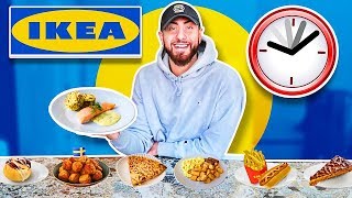 I Only Ate IKEA FOODS For 24 HOURS! (IMPOSSIBLE FOOD CHALLENGE)