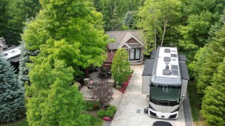 Hearthside Grove Motorcoach Resort Petoskey Michigan and Mackinac Island