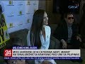 Miss Universe 2018 Catriona Gray, mainit na sinalubong sa kanyang pag-uwi sa Pilipinas