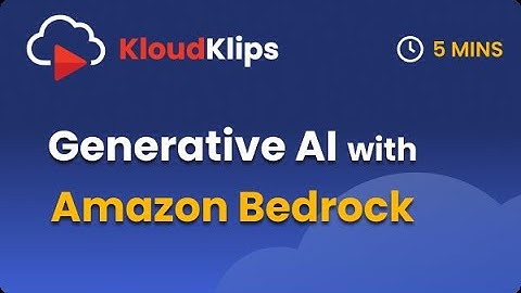 Amazon Bedrock console walkthrough - Generative AI