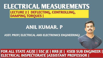 DEFLECTING #CONTROLLING #DAMPING TORQUES #