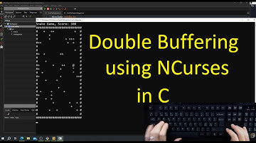 Live coding Double Buffering in C.