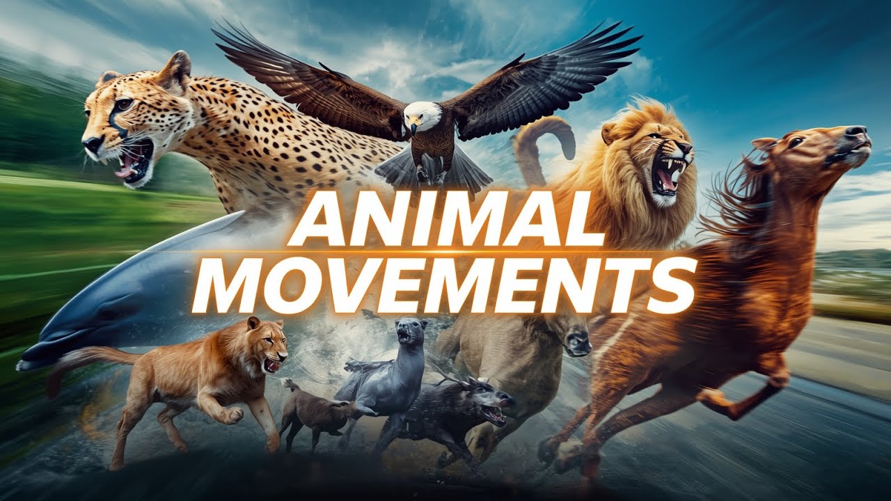Amazing Animal Movements | How Animals Move in Nature - YouTube