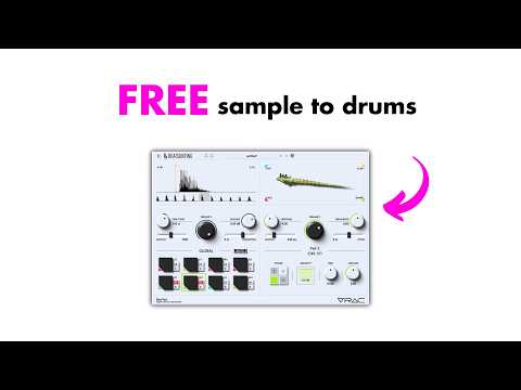 This FREE plugin generates drums from samples