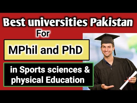 phd in sports sciences in pakistan