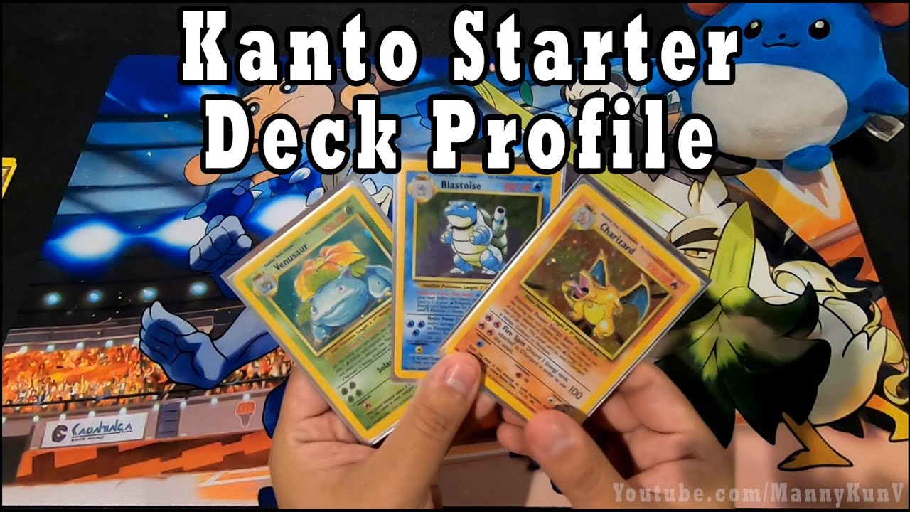 Pokemon TCG - Kanto Starter Deck Profile (Base Set)