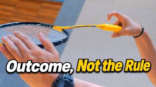 Racket, Grip, and Fingers: The Outcome, Not the Rule