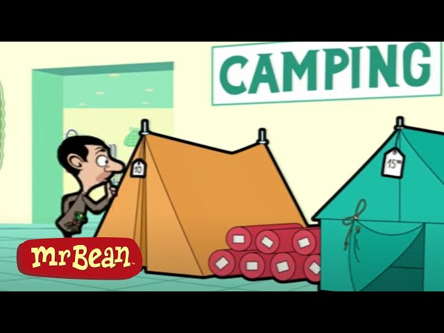 Camping | Funny Episodes | Mr Bean Animated | Cartoons for Kids class=