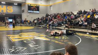 2023 Sectionals - 138 Littler, Jacob v Speakman, S. (WATKINS MEMORIAL) (L PIN 1:15)