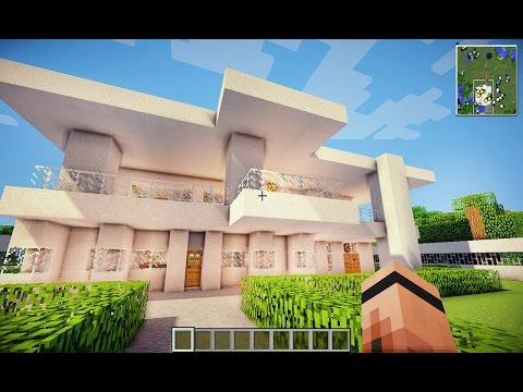 Casa Moderna/Survival Modern House Minecraft Map