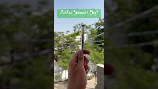 Parker Vector Stainless Steel #parker #vector #pen #viralvideo #satisfying