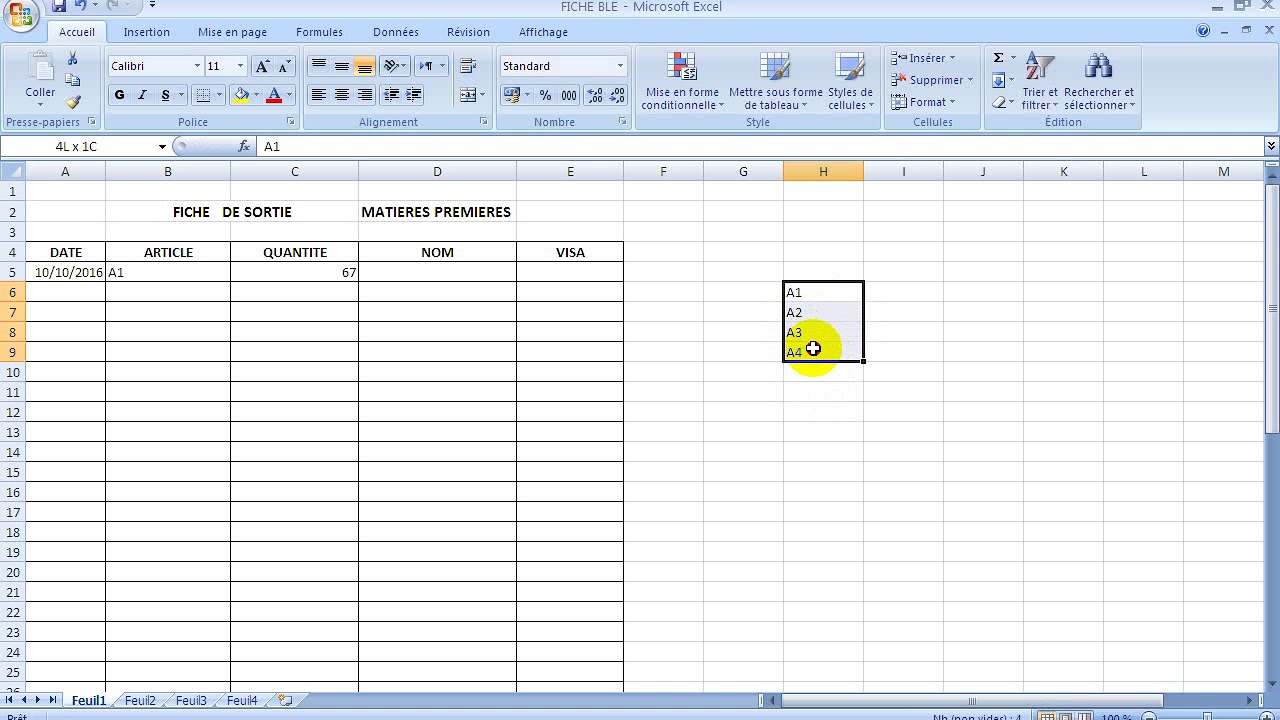 Excel Créer Une Liste Déroulante à Choix Multiple
