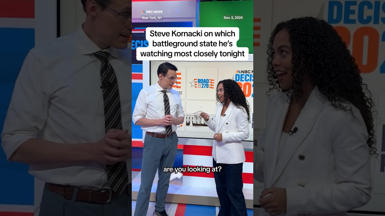 Steve Kornacki on which battleground state he’s watching most closely tonight