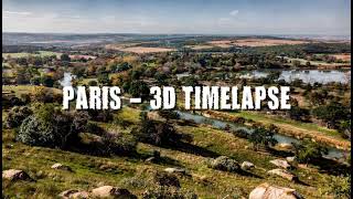Paris - 3D Timelapse - 300 Bce To 2025