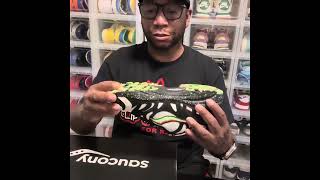 Saucony Azura Grid 2000 Zebra 🦓 unboxing