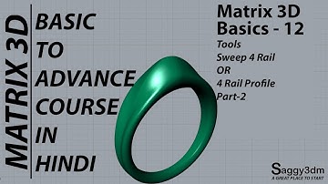 Matrix Basics in Hindi - 012 4 Rail Sweep Matrix 8 and 9 part 2 of 2