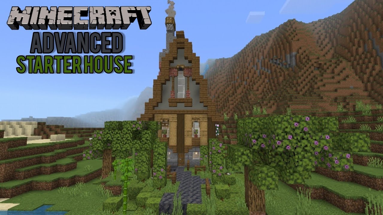 Minecraft: How To Make Advanced Starter House [Caves and Cliffs Build ...