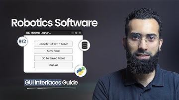 Simplify ROS2 Launch Files with a PyQt GUI for TurtleBot3 and Nav2 | Robotisim