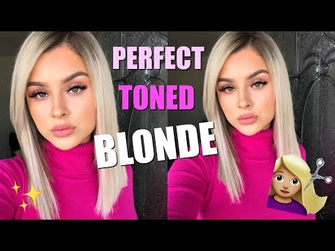 Perfect BLONDE Toning At Home ft. Wella Colortango | Aidette Cancino