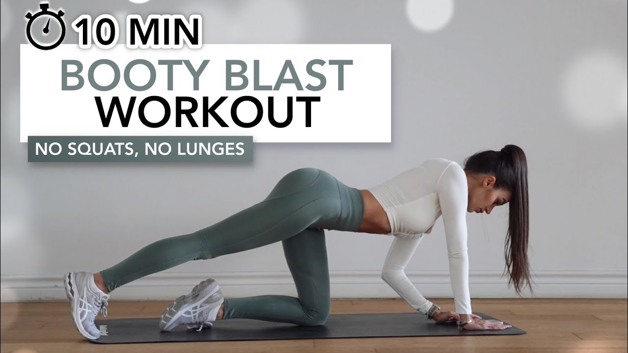 10 MIN BOOTY BLAST WORKOUT | Формируйте свои ягодицы в 2025 году (без приседаний) | Eylem Abaci