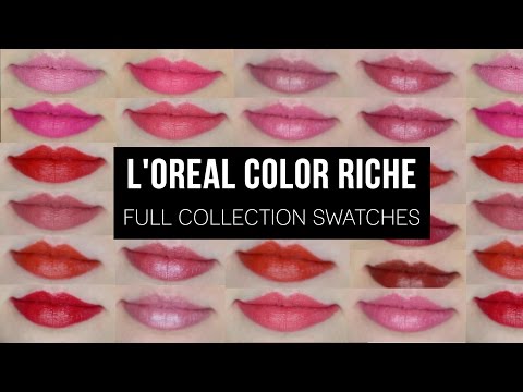 Video Loreal Lipstick Colors Chart