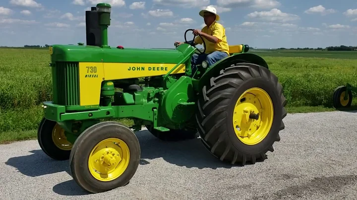 1958 John Deere 730 Diesel Wheatland Tractor