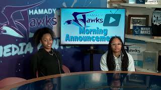 Hamady Hawks Live Morning Announcements 3-3-26