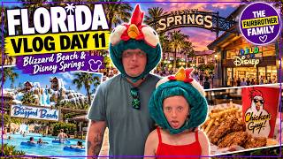 BLIZZARD BEACH & DISNEY SPRINGS! | Shopping, Chicken Guy & Florida Fun | Day 11