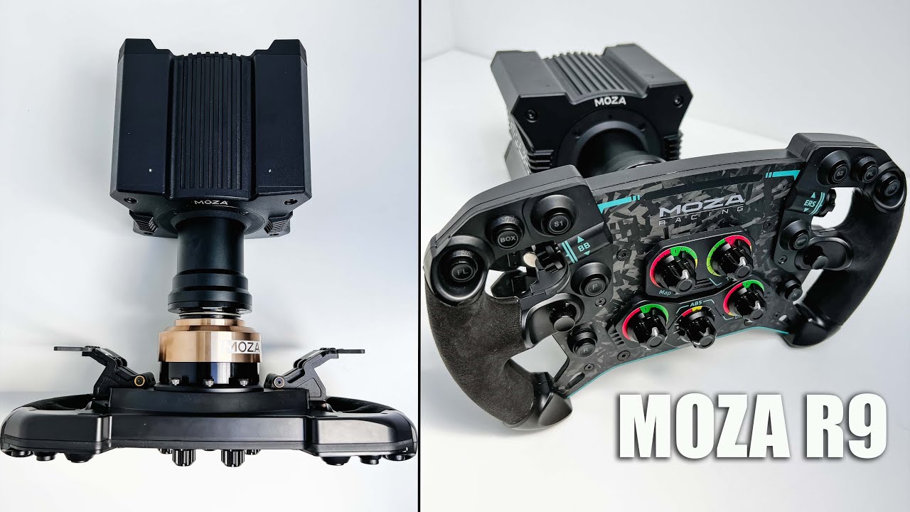 Fanatec CSL KILLER? Moza Racing R9 / GS Steering Wheel and CRP Pedals