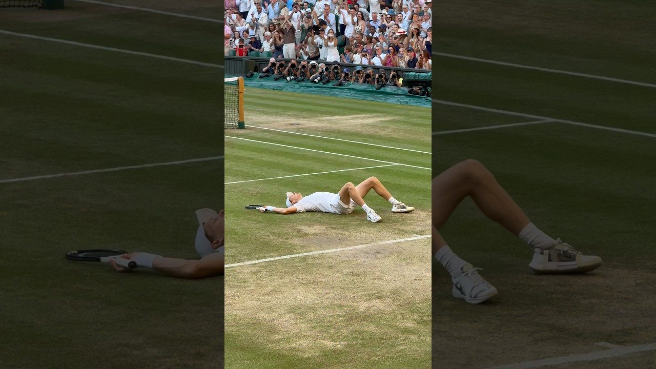 JANNIK SINNER. BACK-TO-BACK WIMBLEDON CHAMPION ๐๐ฎ๐น