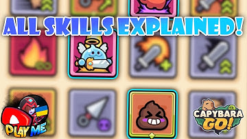 ALL SKILLS EXPLAINED in Capybara Go! – Full List of Skills, Update 1.0.7