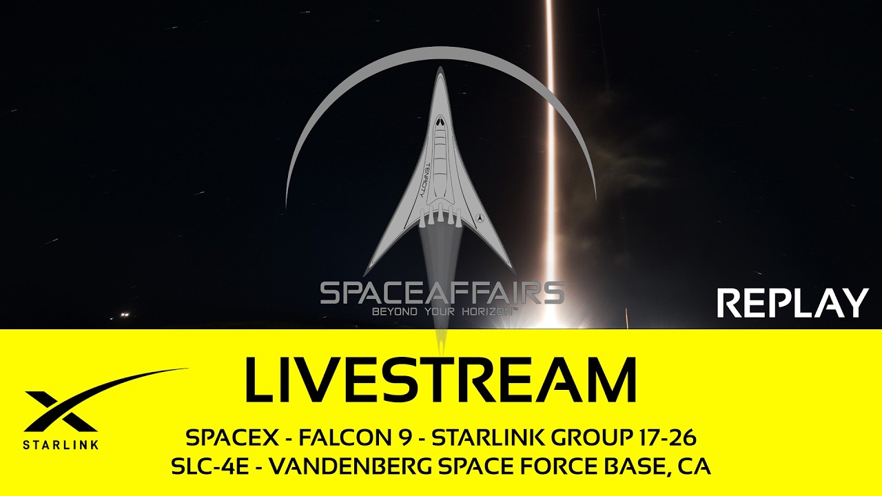 SpaceX - Falcon 9 - Starlink 17-26 - SLC-4E - Vandenberg SFB - February 25, 2026 video thumbnail