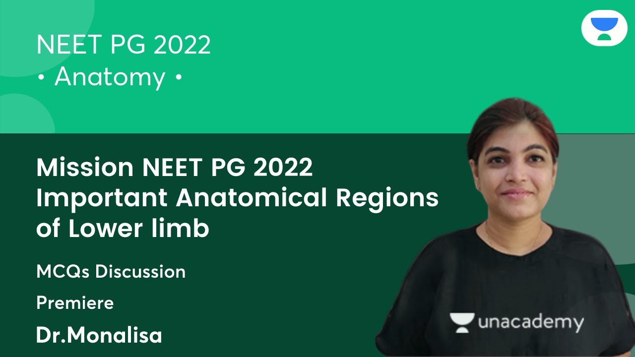 Important Anatomical Regions of Lower Limb | MCQS  | Anatomy | Let's Crack NEET PG | Dr. Monalisa