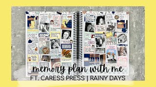 MEMORY PLAN WITH ME | ft. caress press | RAINY DAYS | tattooed teacher plans