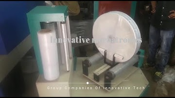 big roll paper roll lamination roll packing reel stretch wrapping machine