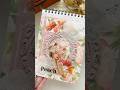 ASMR Peach Theme Journal🍑 #journaling #journalwithme  #artistic